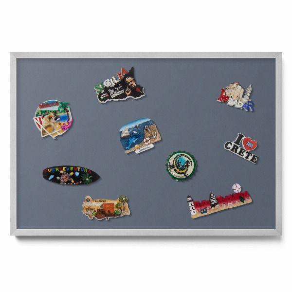 Studená sivá farba Tabula na magnetky na stenu