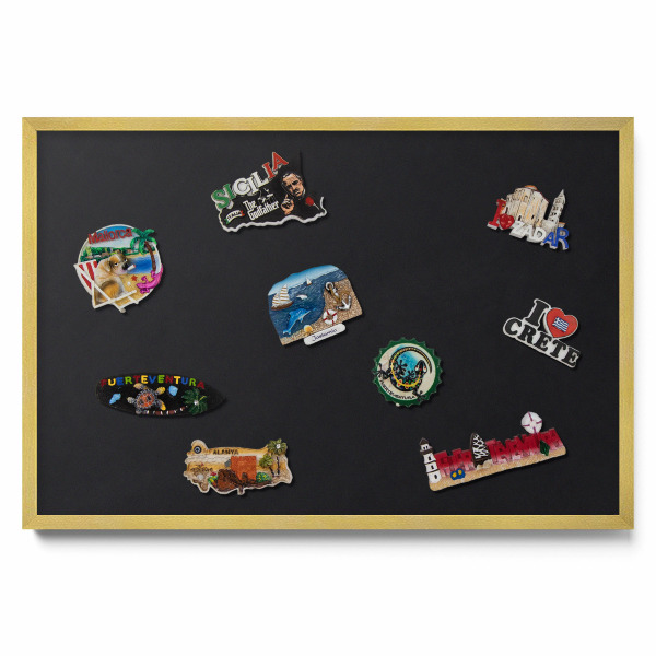 Čierna farba Magnetická tabuľa na magnetky