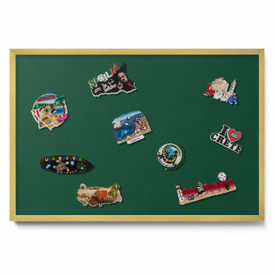 Tmavozelená farba Magnetická tabuľa na magnetky