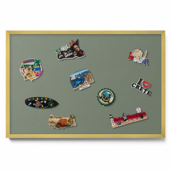 Olivová farba Tabula na magnetky na stenu