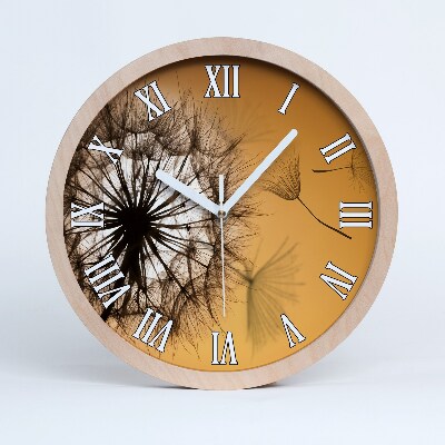 Drevené nástenné hodiny Nafukovací