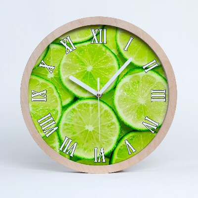 Nástenné drevené hodiny Limes