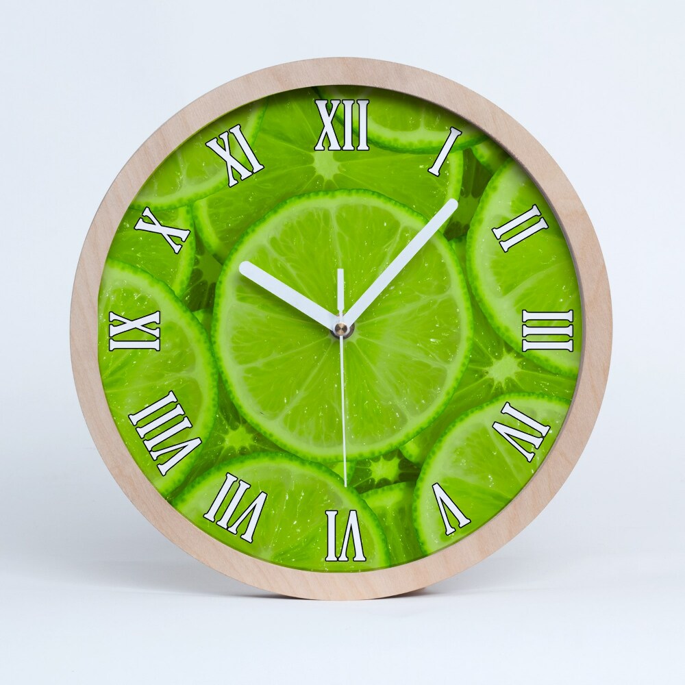 Drevené hodiny Limes