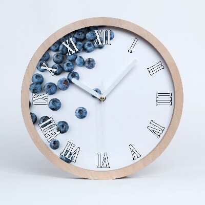 Drevené hodiny Bobule
