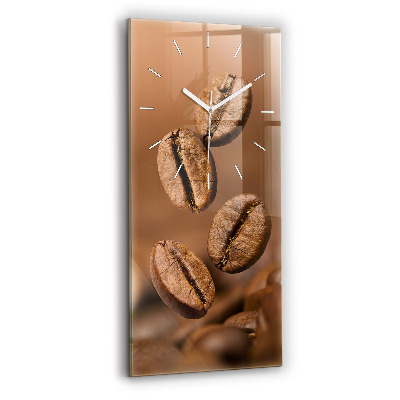 Sklenené hodiny na stenu Abstraktné farby