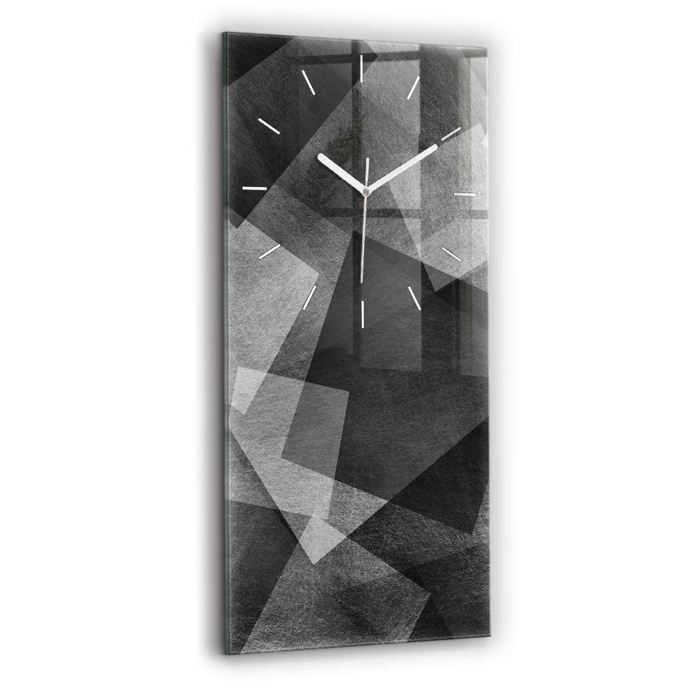 Sklenené hodiny Geometrická abstrakcia