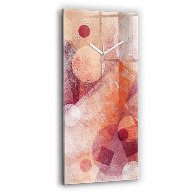 Vertikálne hodiny Geometrická abstrakcia