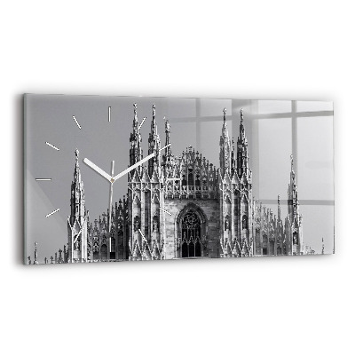Sklenené hodiny na stenu Katedrála Duomo Di Milano