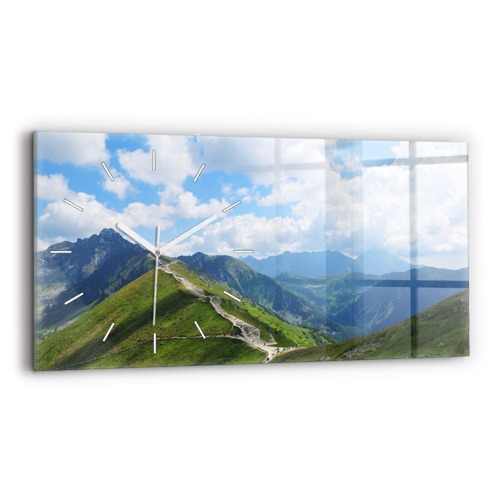 Horizontálne sklenené hodiny Kasprowy Wierch Zakopane