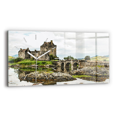 Sklenené hodiny Hrad Eilean Donan Škótsko