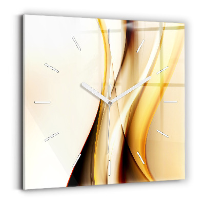 Štvorcové hodiny Abstrakcia vlny