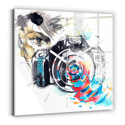 Štvorcové hodiny Fotografka