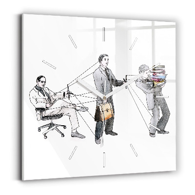 Sklenené hodiny Marionetoví ľudia