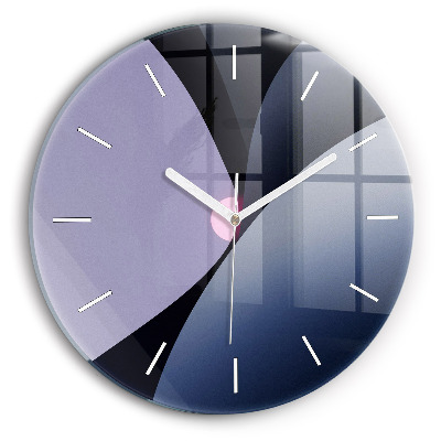 Okrúhle nástenné hodiny Abstraktné slnko